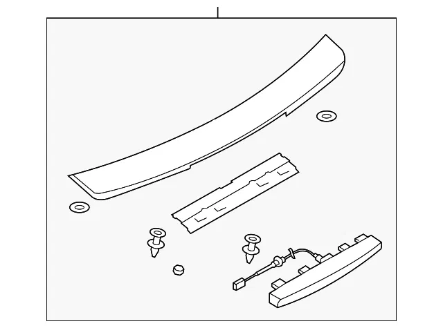 Spoiler Assembly - Mazda (gp9a51960e64)