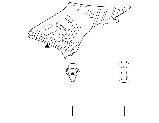 Interior Quarter Panel Trim Panel - Mazda (gp9a68260a77)