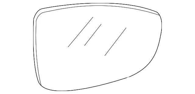 Mirror Glass - Mazda (grt8691g1)