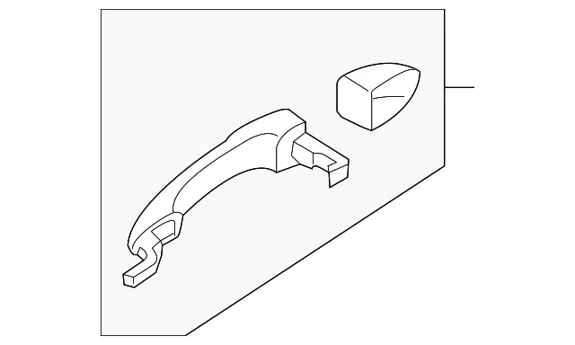 Exterior Door Handle - Mazda (gs1d72410g88)