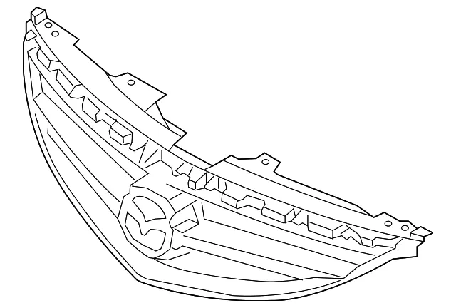Grille - Mazda (gs3l50712e)