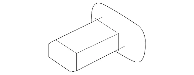 Roof Molding Cap - Mazda (gs3l509h2)