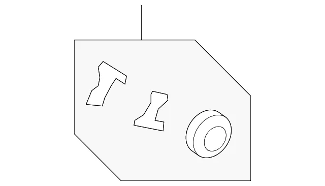 HVAC Mode Door Lever Link - Mazda (gs3p61a30)