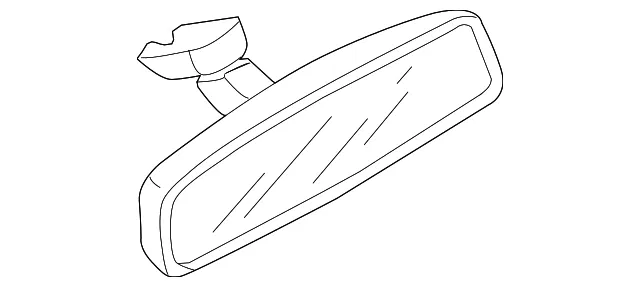 Interior Rear View Mirror - Mazda (gs3r69220)