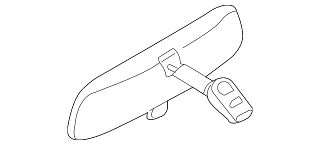 Interior Rear View Mirror - Mazda (gs3t69220a)