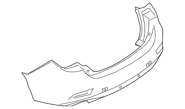 Bumper Cover - Mazda (gsh750221bbb)
