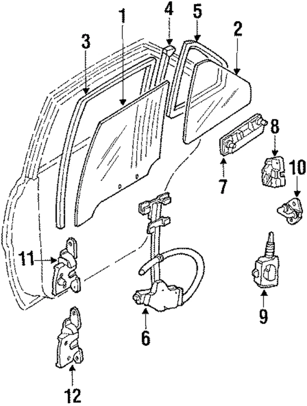 Handle, Outside - Mazda (h26073410c)