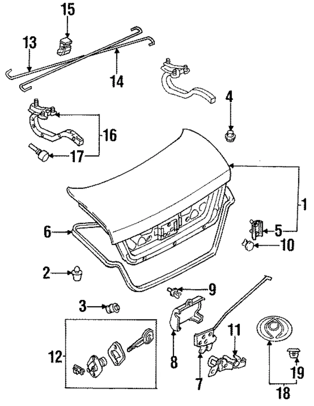 Hinge Cushion - Mazda (h27256802a)