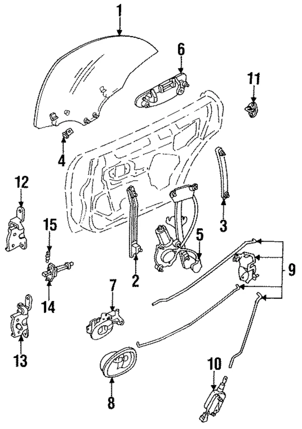 Hinge - Mazda (h43273210a)