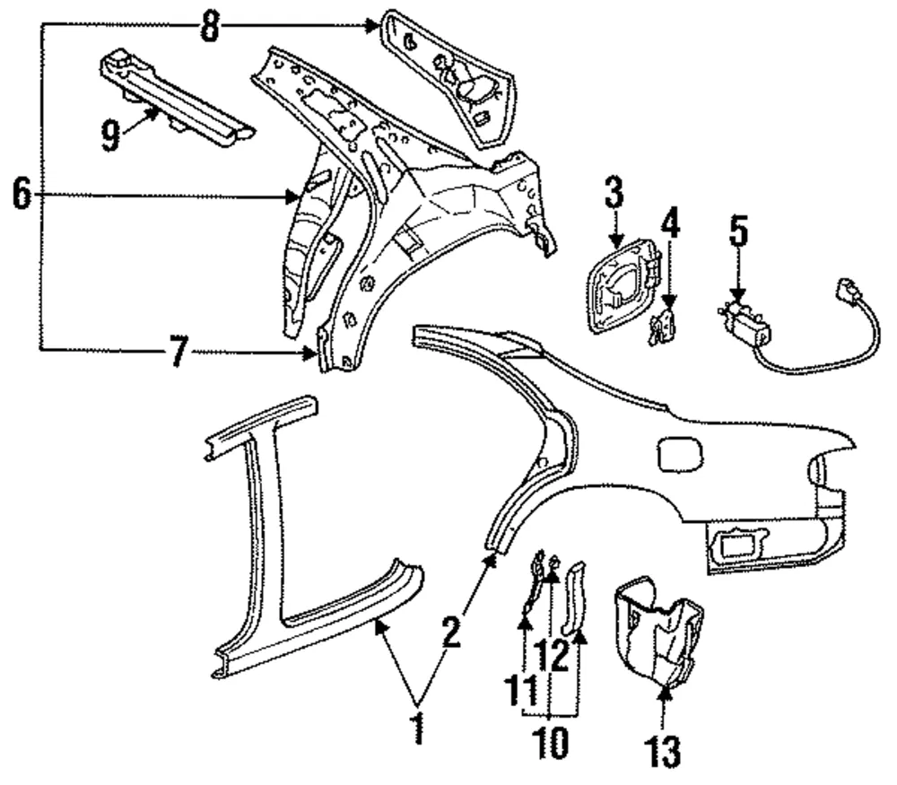 Molding - Mazda (hg3051rj0d25)