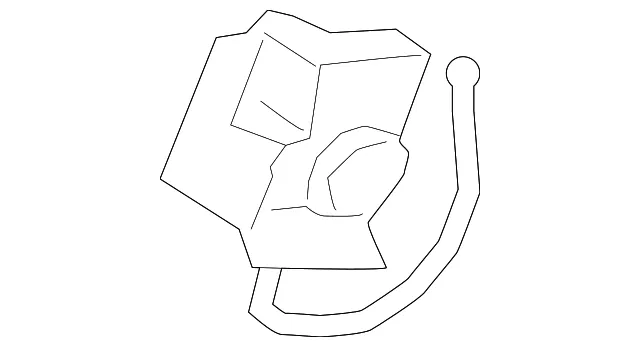 Folding Seat Latch - Mazda (k12388020a)