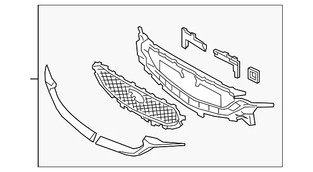 Grille Assembly - Mazda (k26250710a)