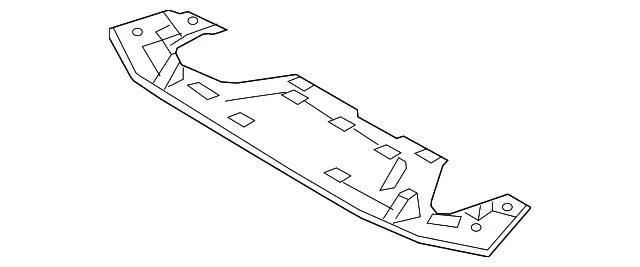 Bumper Splash Shield - Mazda (kb7w500s0b)