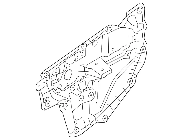 Door Panel Carrier - Mazda (kb7w5897xa)