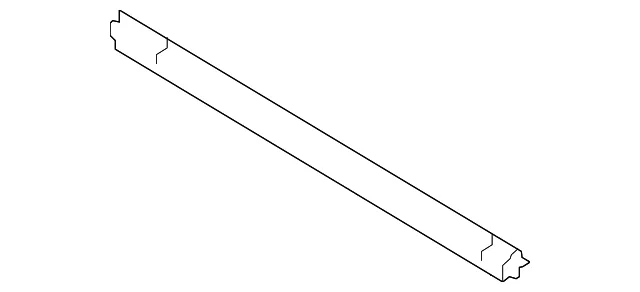 Door Window Belt Weatherstrip - Mazda (kb7w59821b)