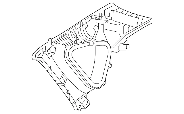 Interior Quarter Panel Trim Panel - Mazda (kb7w68260b75)