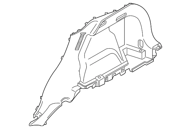 Interior Quarter Panel Trim Panel - Mazda (kb7w68870a02)