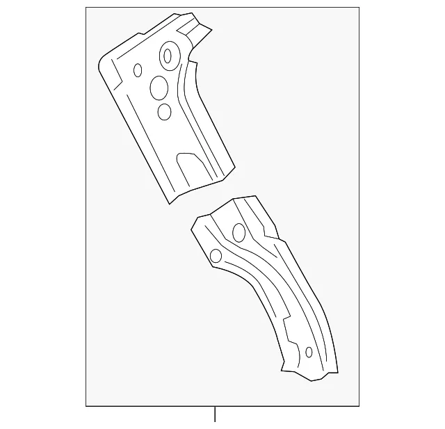 Body D-Pillar - Mazda (kb7w704h0)