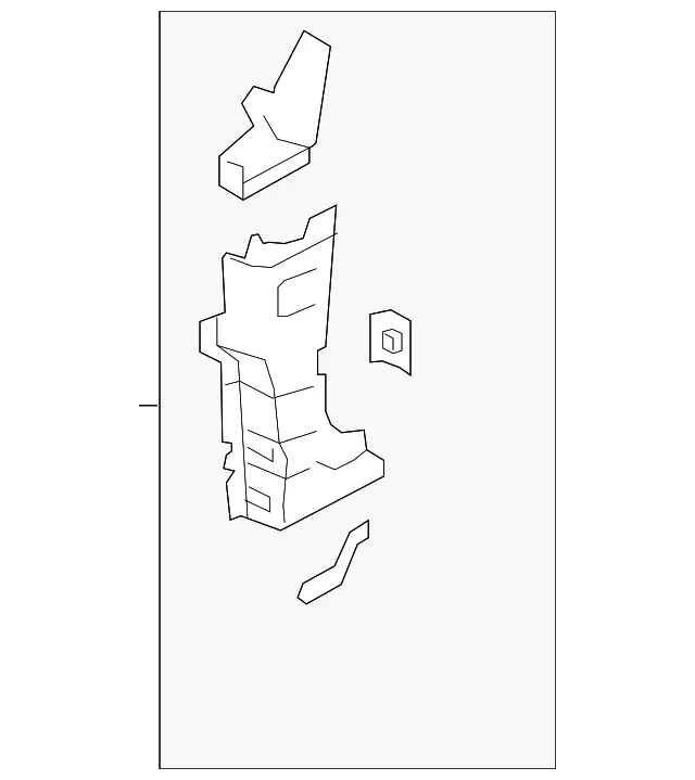 Body A-Pillar Reinforcement - Mazda (kb7w71030e)