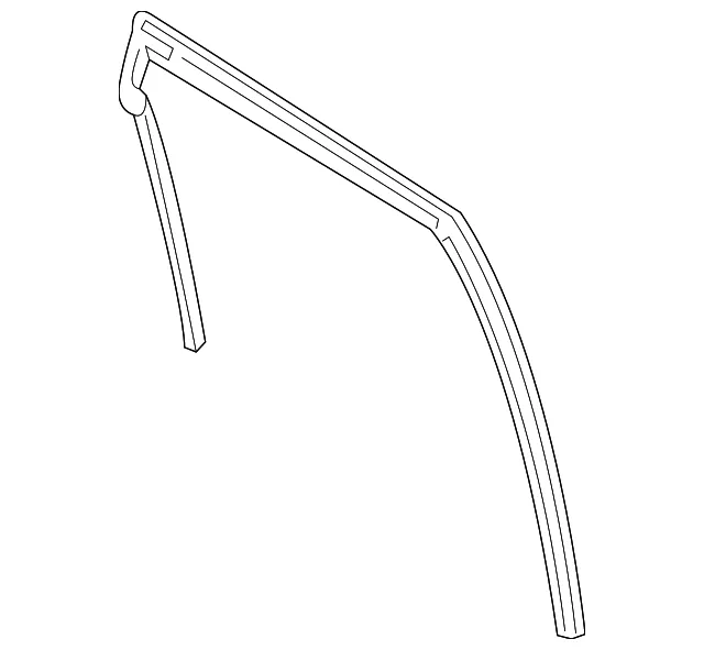 Window Channel - Mazda (kb7w72605)
