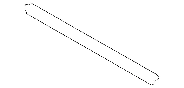 Door Window Belt Weatherstrip - Mazda (kb7w72821a)