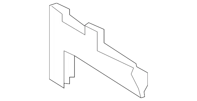 Grille Bracket - Mazda (kb8a50103a)