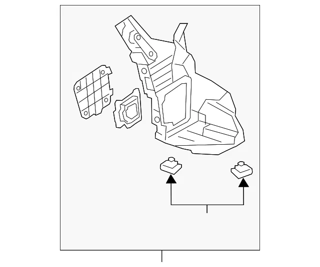 Splash Shield - Mazda (kb8a50350)