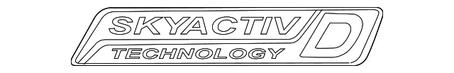 Hatch Emblem - Mazda (kb8e51771)