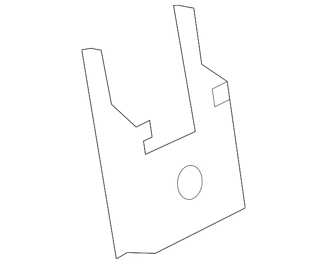 Upper Center Pillar Trim Bracket - Mazda (kd4568403)