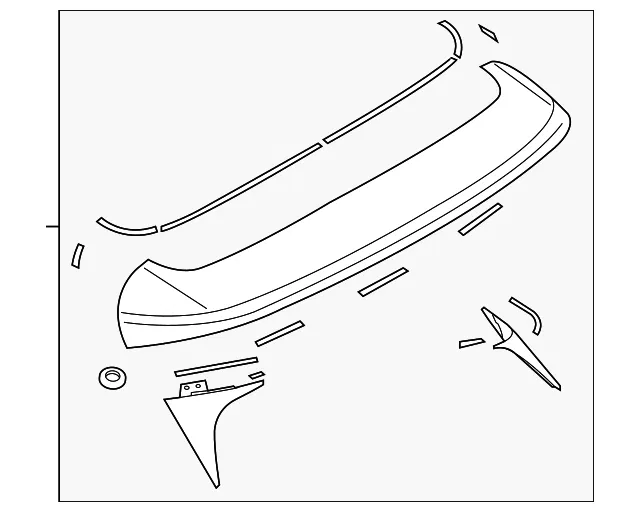 Spoiler Kit - Mazda (kd5351960c55)
