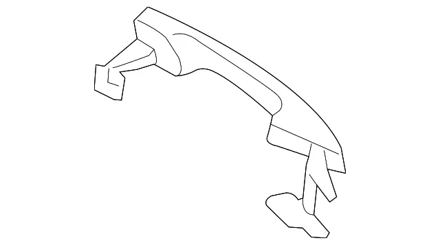 Exterior Door Handle - Mazda (kd535941xepr)