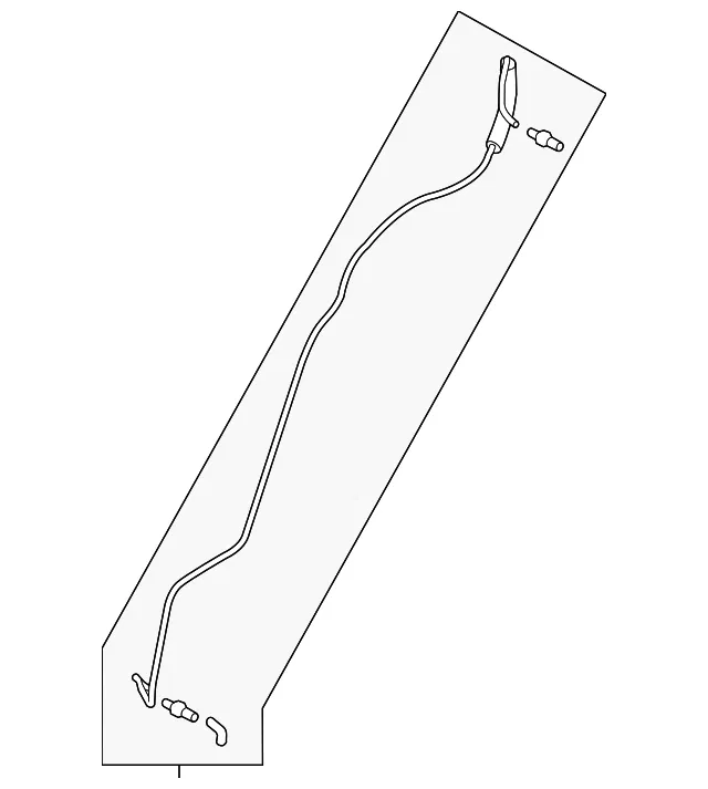 Windshield Washer Hose - Mazda (kd5367500)