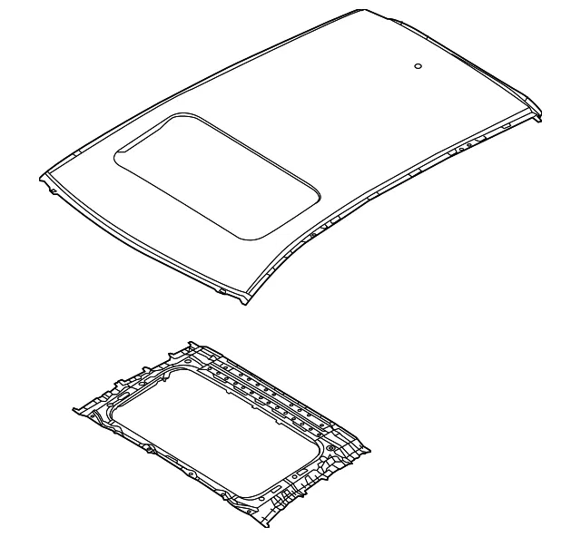 Roof Panel - Mazda (kdy770600a)