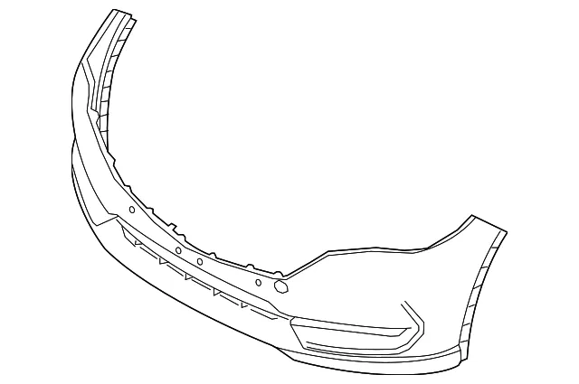 Bumper Cover - Mazda (kn3l50031bb)