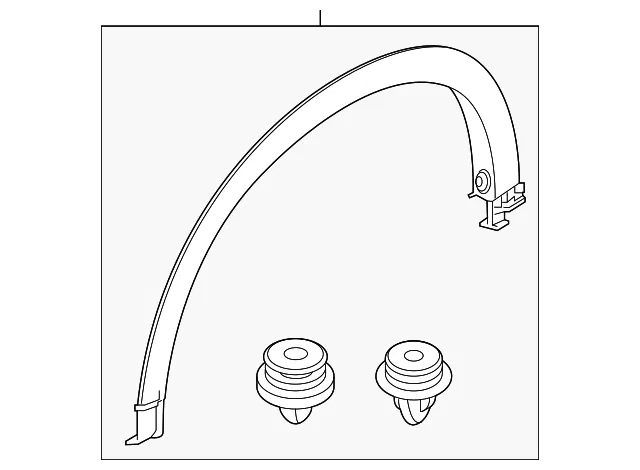 Wheel Opening Molding - Mazda (kpg251w2064)