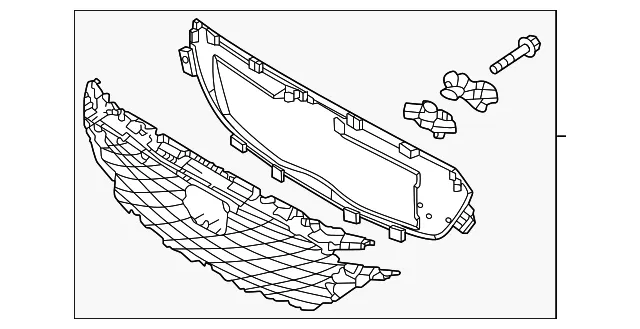 Grille Assembly - Mazda (ksd750710a)