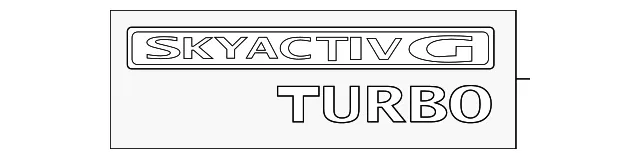 Hatch Emblem - Mazda (ksl451770)