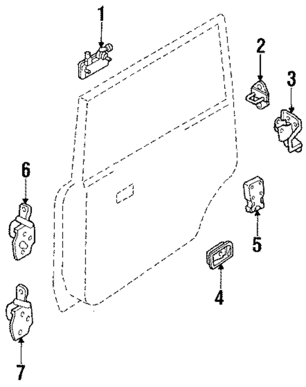 Handle, Inside - Mazda (la0158330b59)