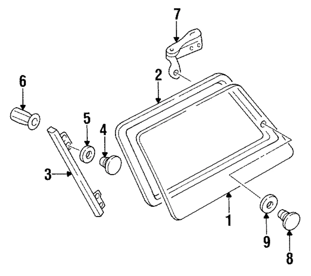 Hinge - Mazda (la0162211b)