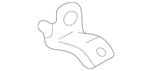 Door Trim Panel Upper Bracket - Mazda (la0168403a)