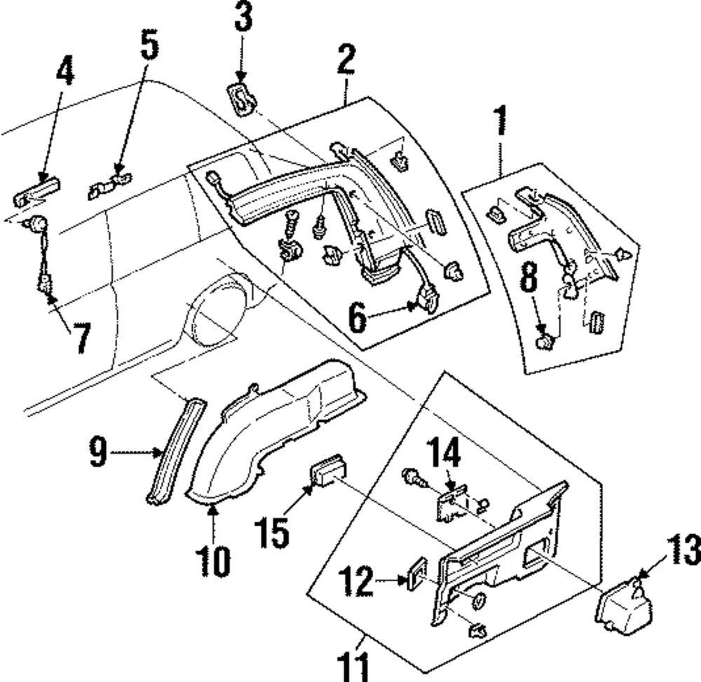 Vent Grille - Mazda (la056181006)