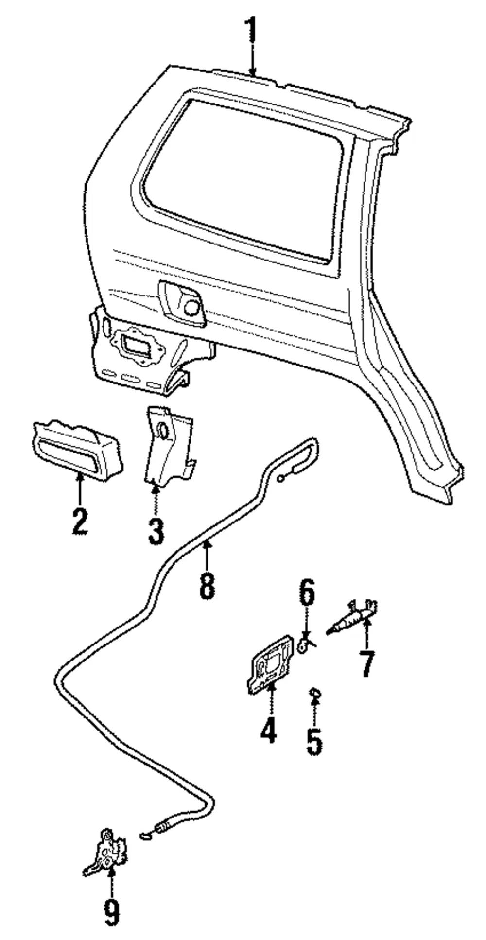 Bumper Bracket - Mazda (la837141zc)