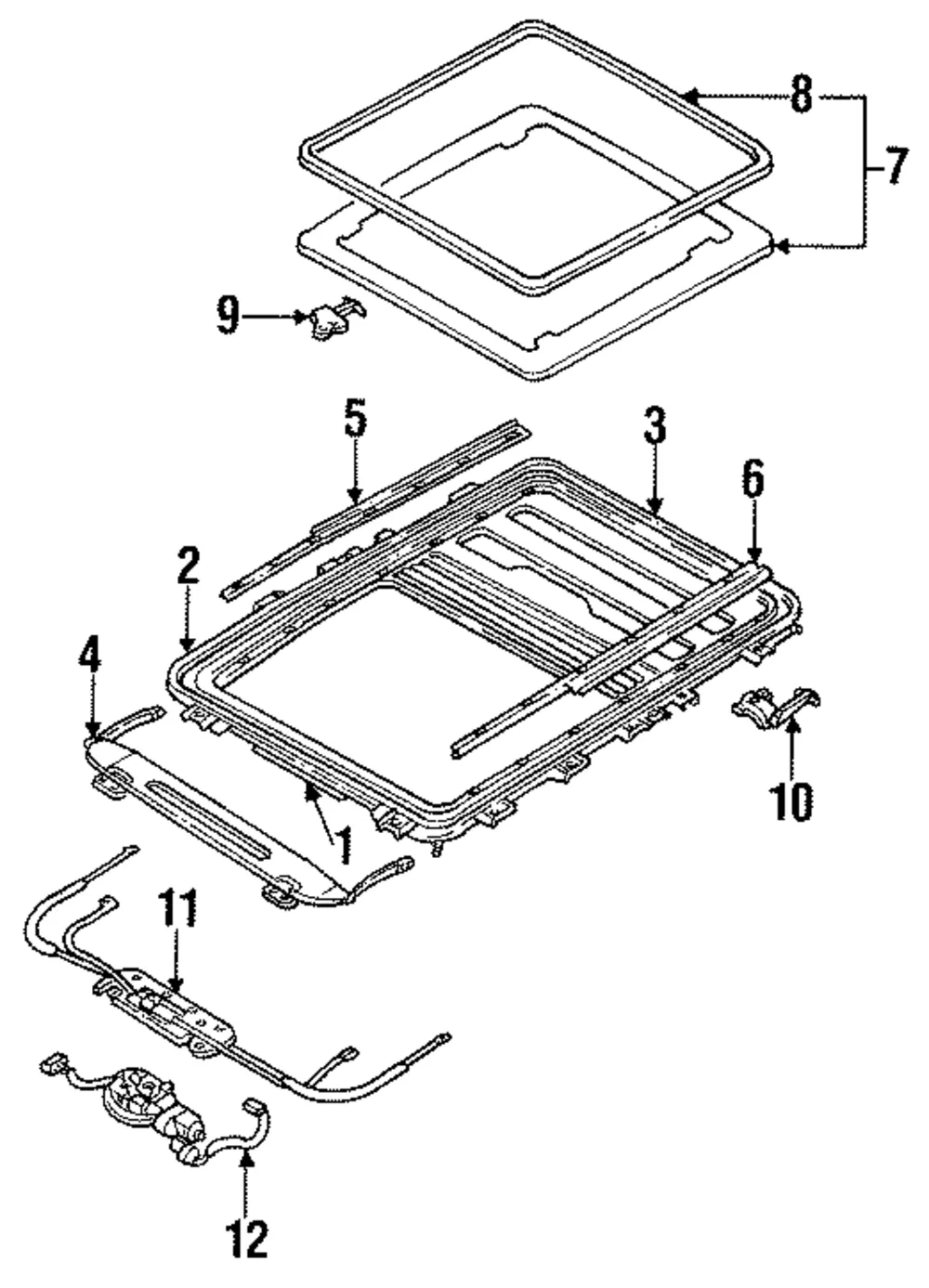 Weatherstrip - Mazda (la8969825)