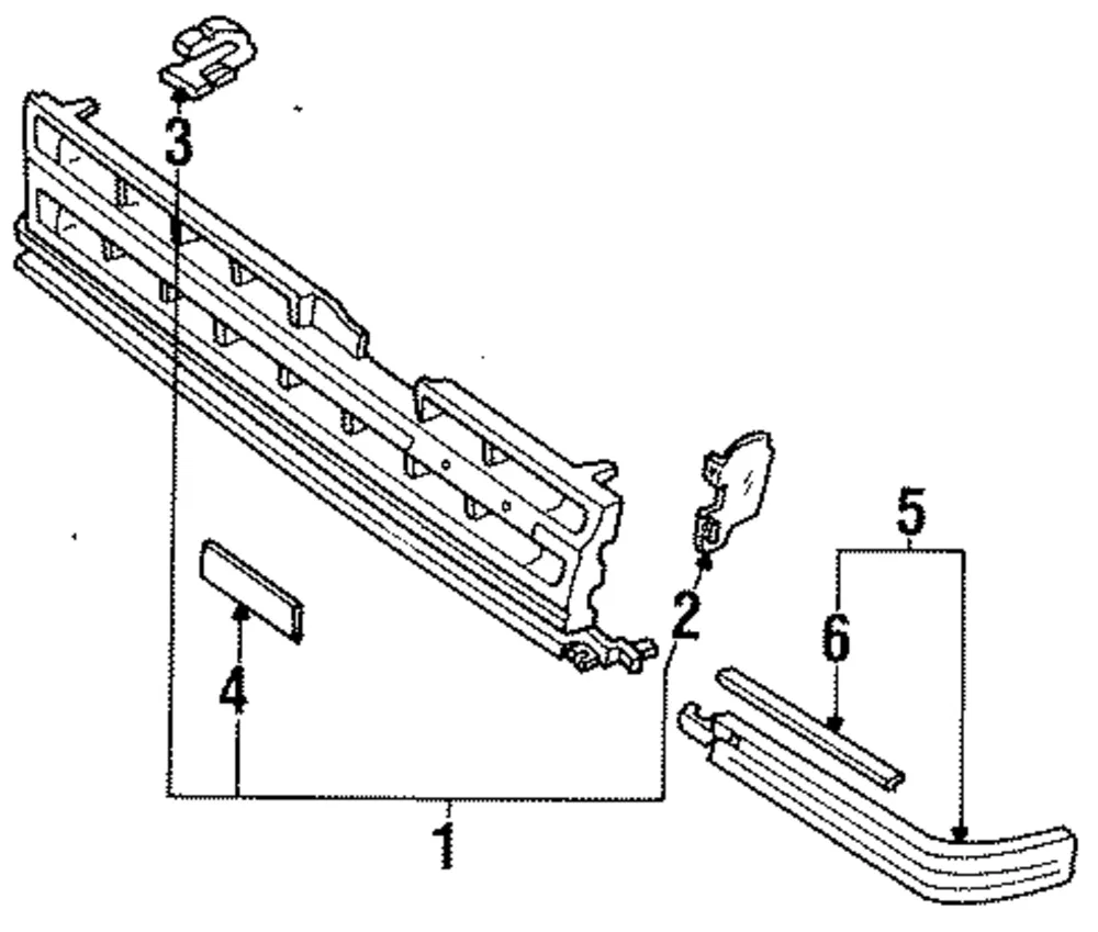 Lower Grille - Mazda (lb02507g0)