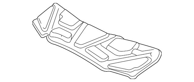 Hood Insulation Pad - Mazda (lc6256681c)