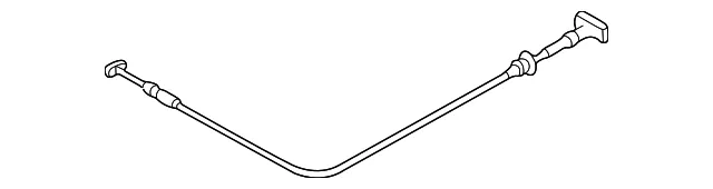 Hood Release Cable Clip - Mazda (lc6256720c)