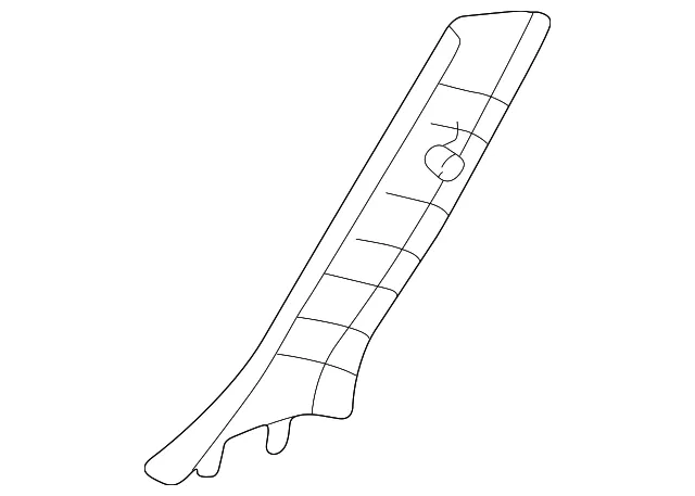 Body A-Pillar Trim Panel - Mazda (lc6268170d80)