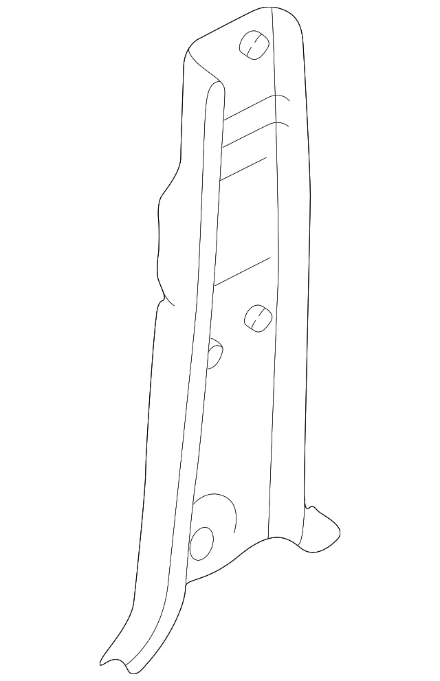 Door Pillar Post Trim Set - Mazda (lc6268230b80)