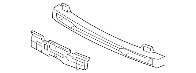 Bumper Cover Reinforcement - Mazda (le4350070b)