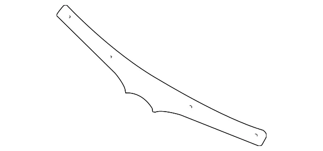 Upper Grille - Mazda (le4650711b08)